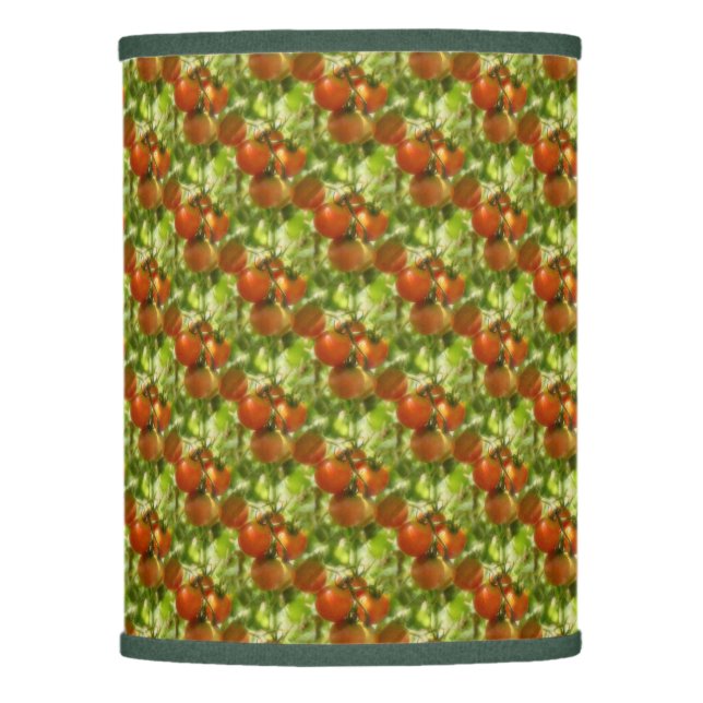 Garden Cherry Tomatoes Nature Pattern    Lamp Shade (Front)