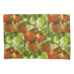 Garden Cherry Tomatoes Nature Pattern    Pillow Case