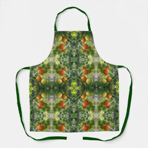 Garden Cherry Tomatoes Pattern Apron