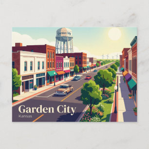 Garden City, Kansas Kansas Postcard