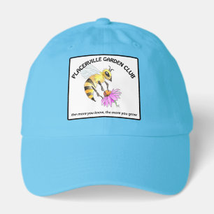 Garden Club caps with Bee design