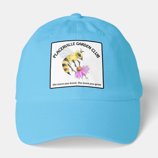 Garden Club caps with Bee design (Front)
