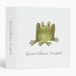 Garden Collection · Frog 3 Ring Binder
