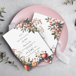 garden colorful summer invitation