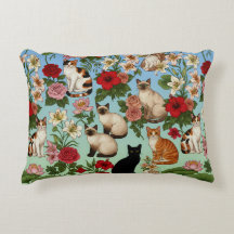 Garden Companions – Floral Cats in Bloom