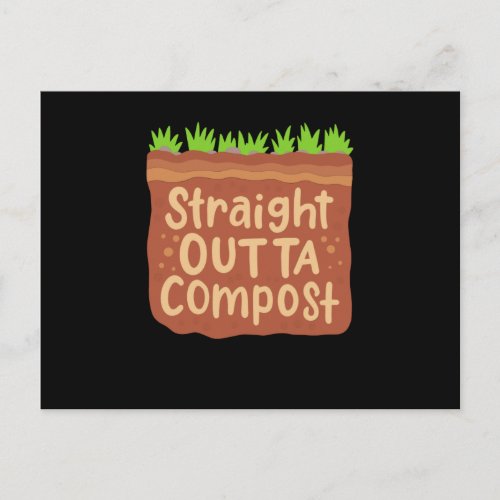 Garden Compost Gift Postcard