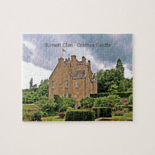 Garden Crathes Castle, Scottish Burnett Clan Jigsaw Puzzle