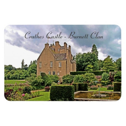 Garden Crathes Castle Scottish Burnett Clan Magnet