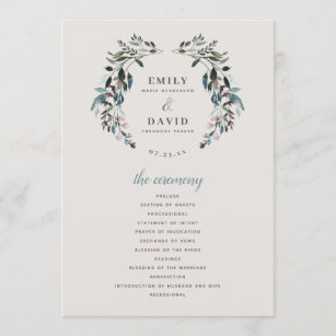 Religious Wedding Programs Zazzle