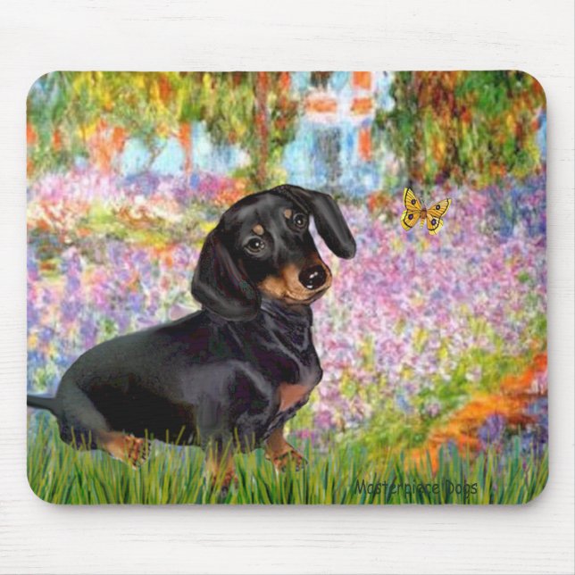 Garden - Dacshund (BT16) Mouse Pad (Front)