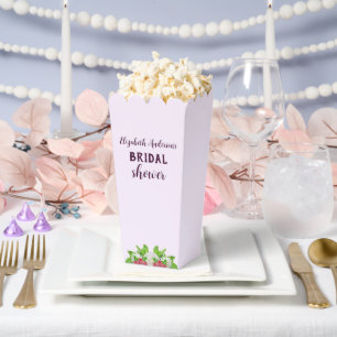 Garden Dahlia Bridal Shower Favor Boxes