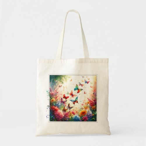 Garden Dance 2 _ Watercolor Tote Bag