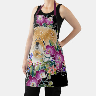 GARDEN DANCE Chow All-Over Print Apron