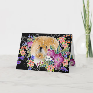 GARDEN DANCE Chow - Black background cards