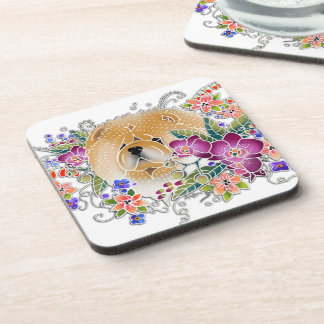 GARDEN DANCE Chow -  Coaster set