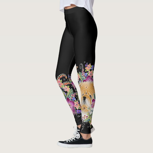 GARDEN DANCE CHOW - Designer leggings (Left)