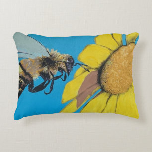 'Garden Dance' Painting on a Accent Pillow