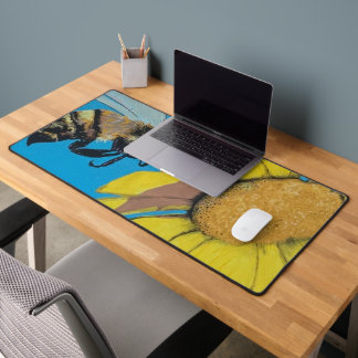 'Garden Dance' Painting on a  Desk Mat