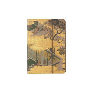 Garden Dance Scene from The Tale of Genji Passport Holder