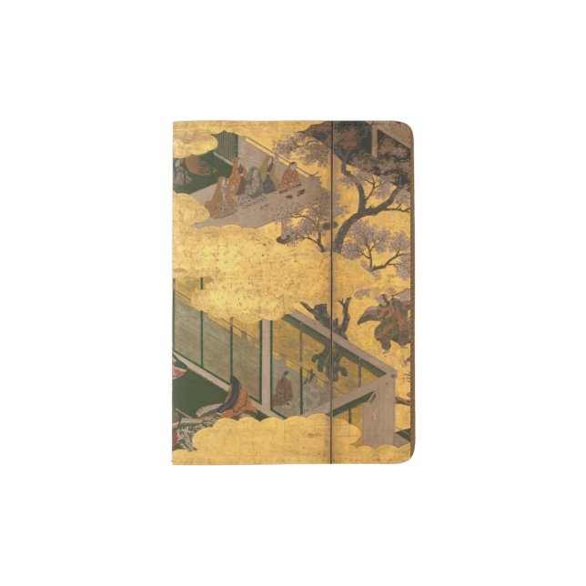 Garden Dance Scene from The Tale of Genji Passport Holder (Front)