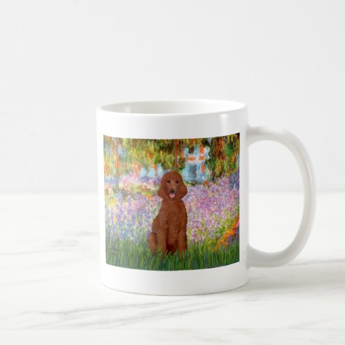 Garden _ Dark Red Poodle 1 Coffee Mug