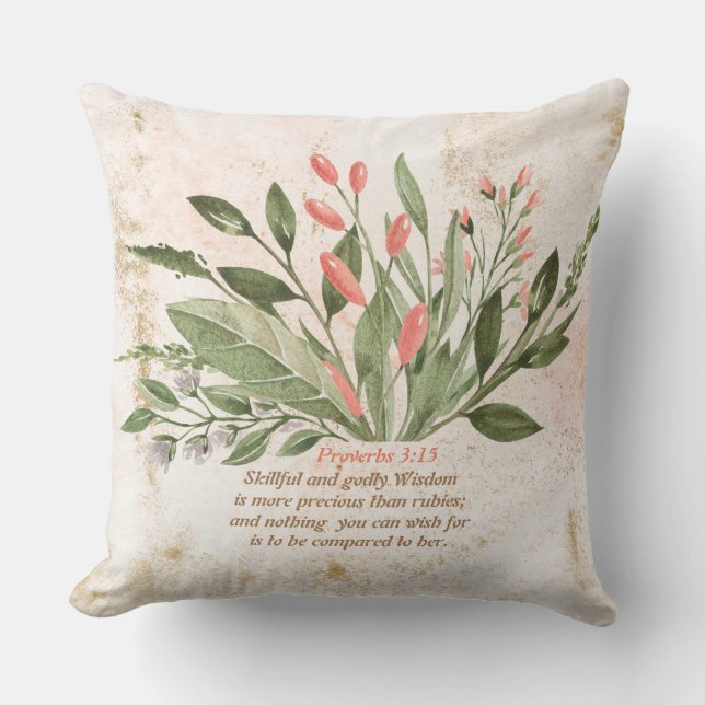 Garden Delight Decorative Pillow (Front)