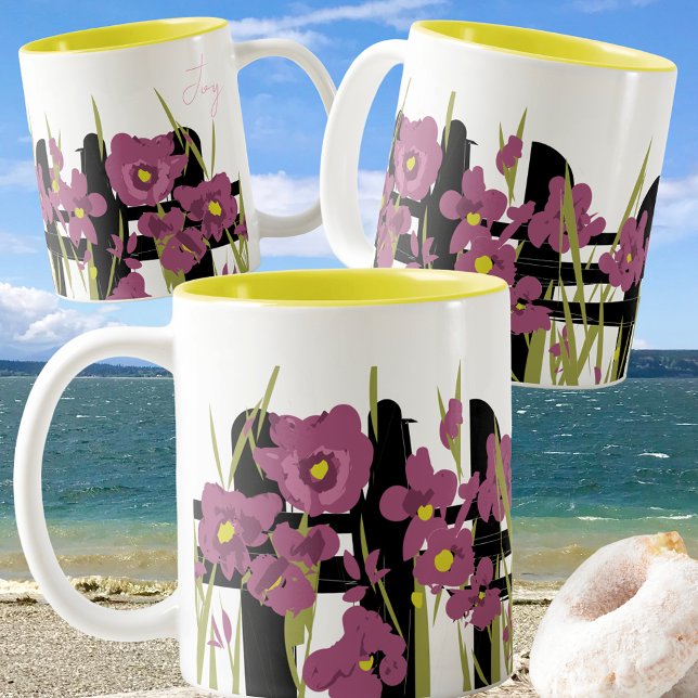 Garden Delight: Handcrafted Ceramic Mug with Flora (Creator Uploaded)