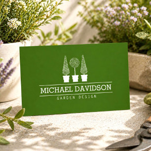 Garden Designer Business Card