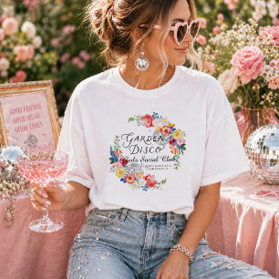 Garden Disco Bachelorette Bridesmaid T-Shirt