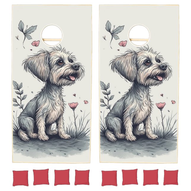 Garden Dog Pickleball Paddle Cornhole Set (Set)