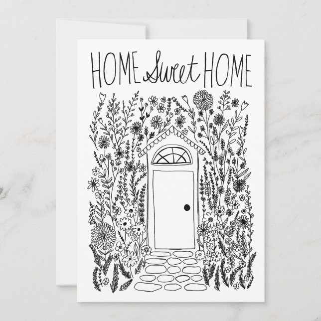 Garden Door New Address Moving Announcement  (Front)