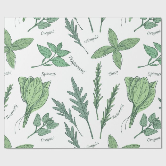 Garden Dreams Wrapping Paper (Flat)