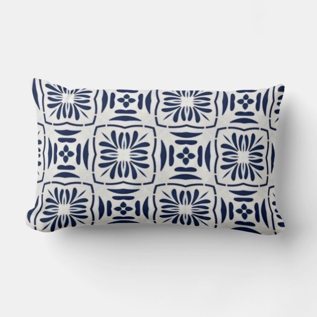 Garden Echo  Lumbar Pillow (Front)