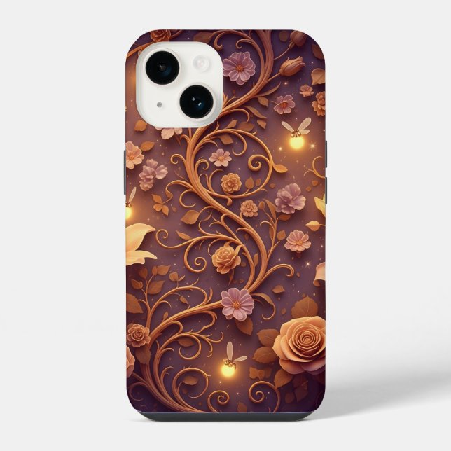 Garden Enchanting sunset iPhone Case (Back)
