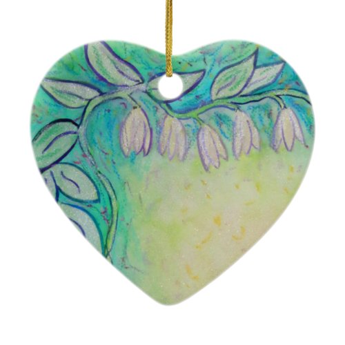 Garden Fairies Flower Art Custom Ornament