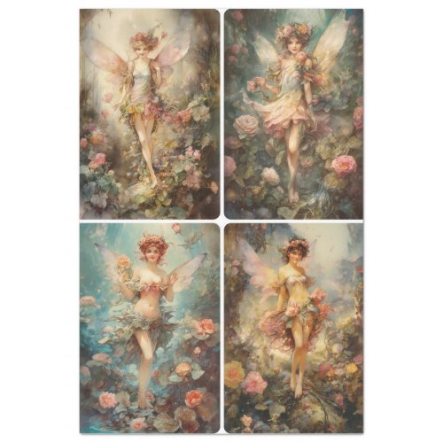 Garden Fairies  Tissue Paper