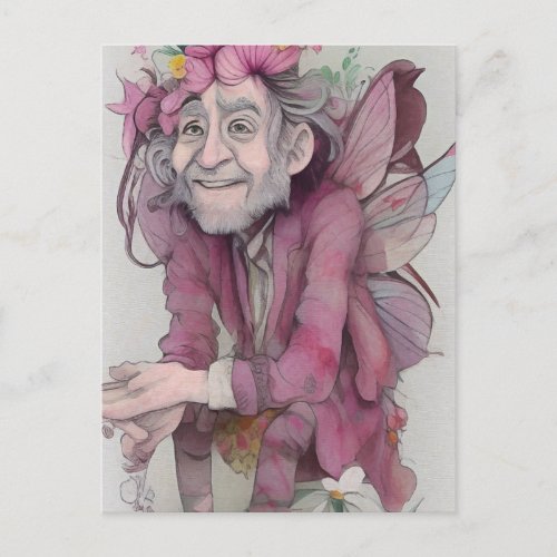 Garden Fairy Art Card