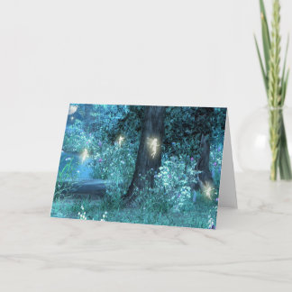 Garden fairy card