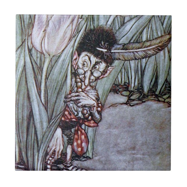 Garden Fairy Ceramic Tile (Front)