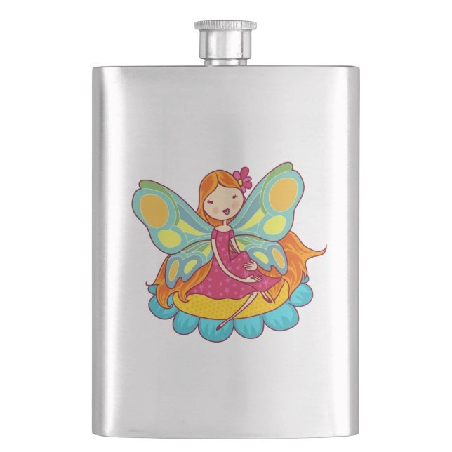 Garden Fairy Flask (Front)