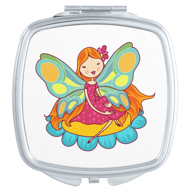Garden Fairy Mirror For Makeup (Front)
