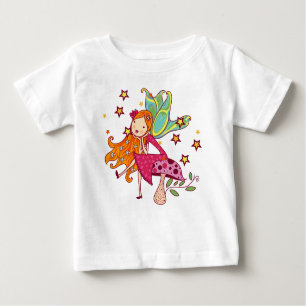 Garden Fairy on Mushroom Baby T-Shirt