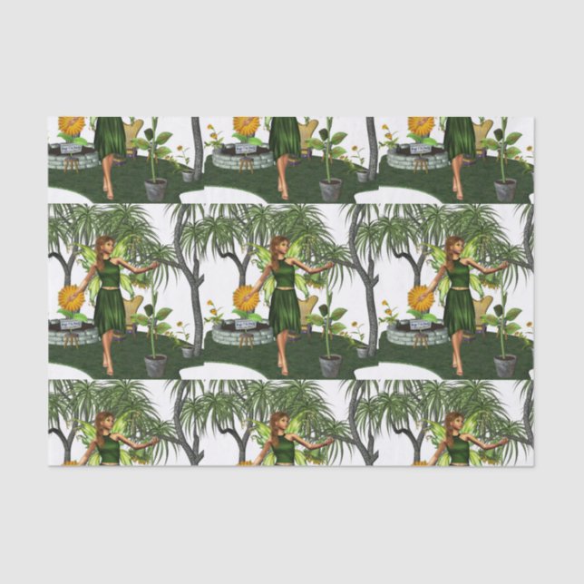 Garden Fairy Tissue Paper (Front)