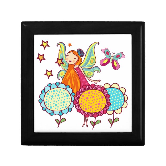 Garden Fairy With Flowers Gift Box (Front)