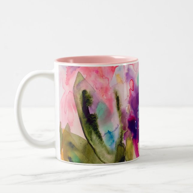 garden fantasy Two-Tone coffee mug (Left)