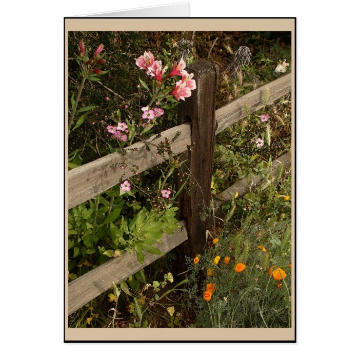 Garden Fence Card