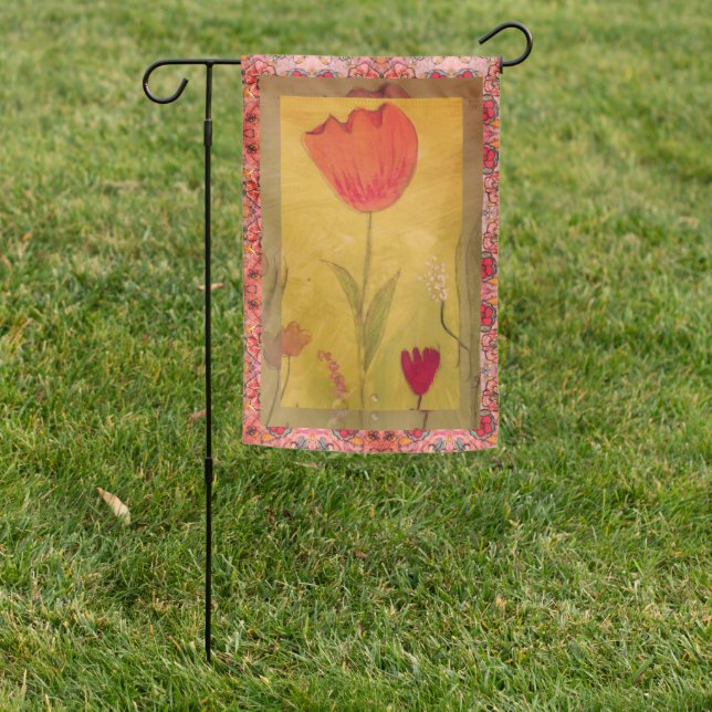 Garden Flag - Tulip  (In SItu)