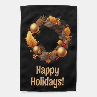 garden flag welcome winter