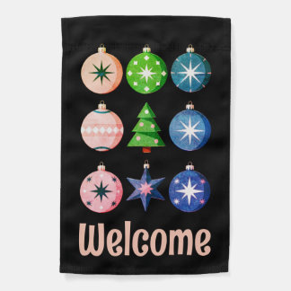 garden flag welcome winter