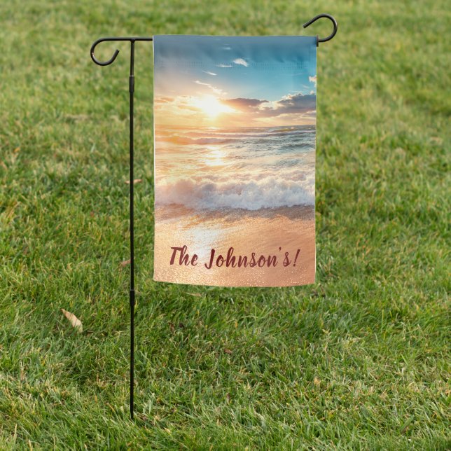 Garden Flag with Your Family Name! (In SItu)